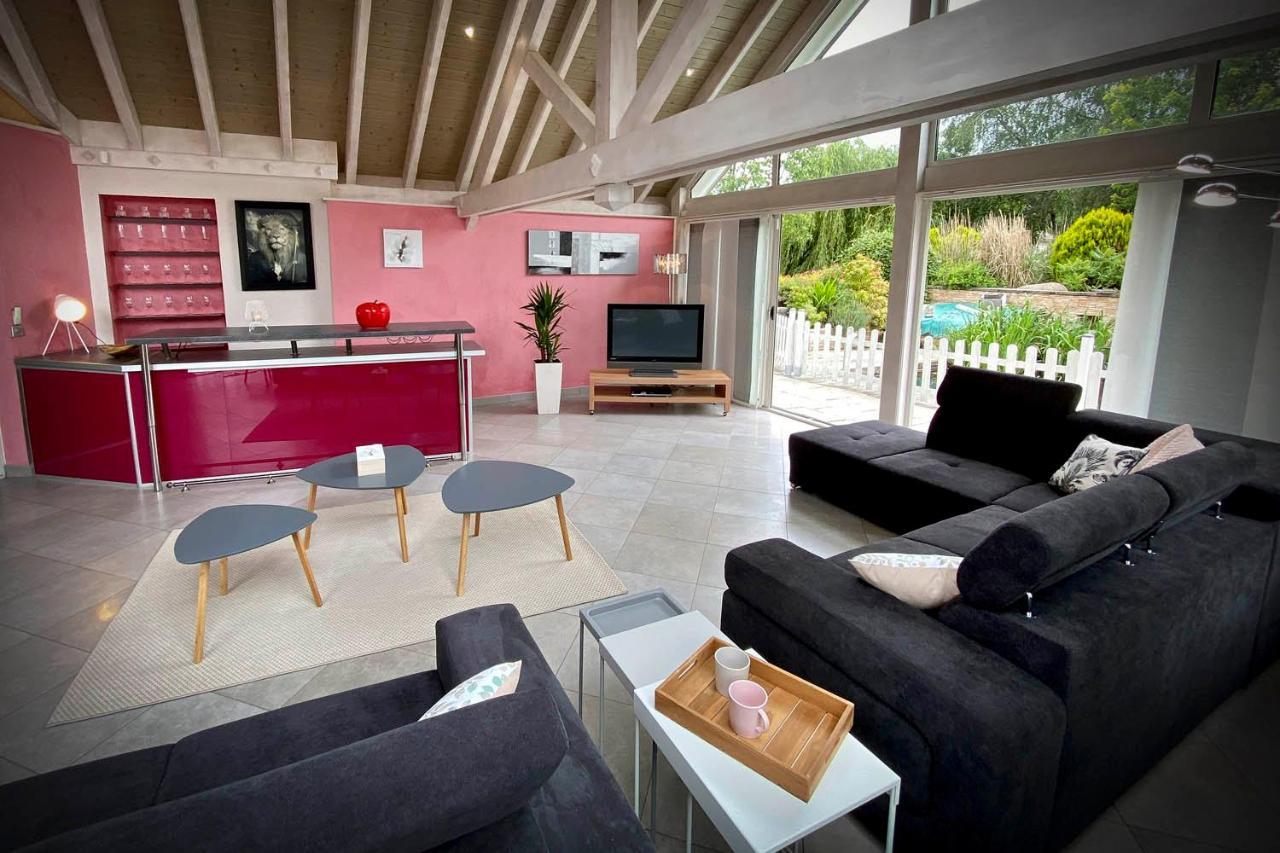 Villa 200M2 Avec Piscine Chauffee & Spa & Sauna & Kota-Grill Laval-sur-Vologne ภายนอก รูปภาพ